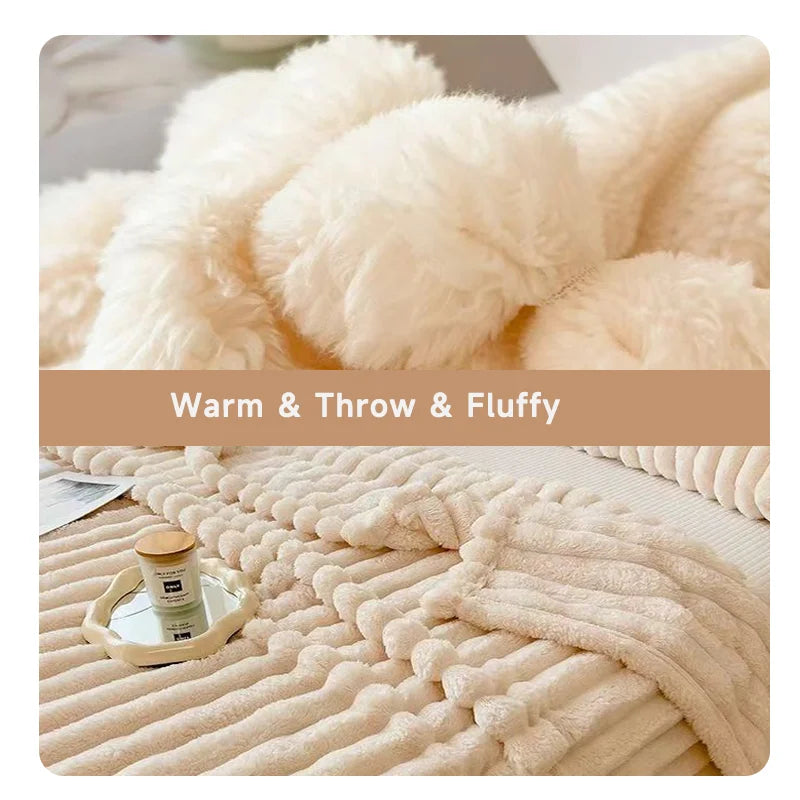 Cozy Knit Throw Blanket