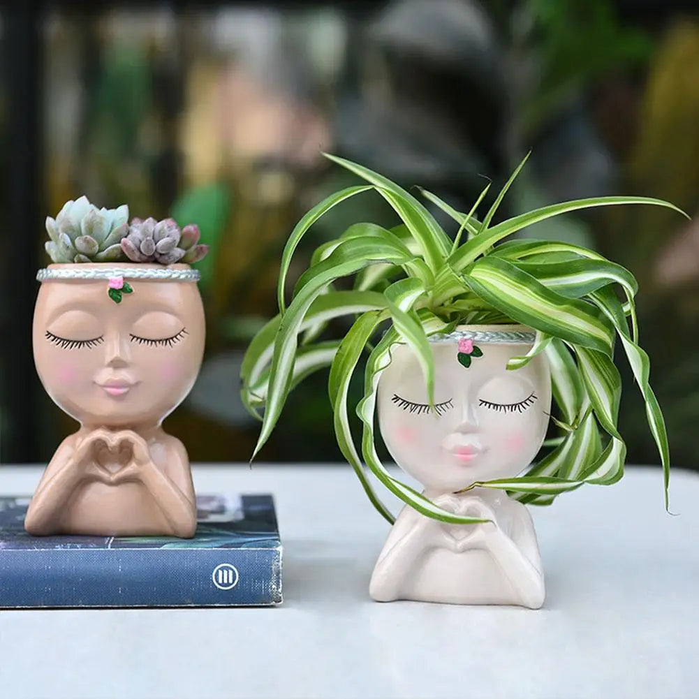 Heart Hands Planter