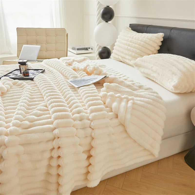 Cozy Knit Throw Blanket